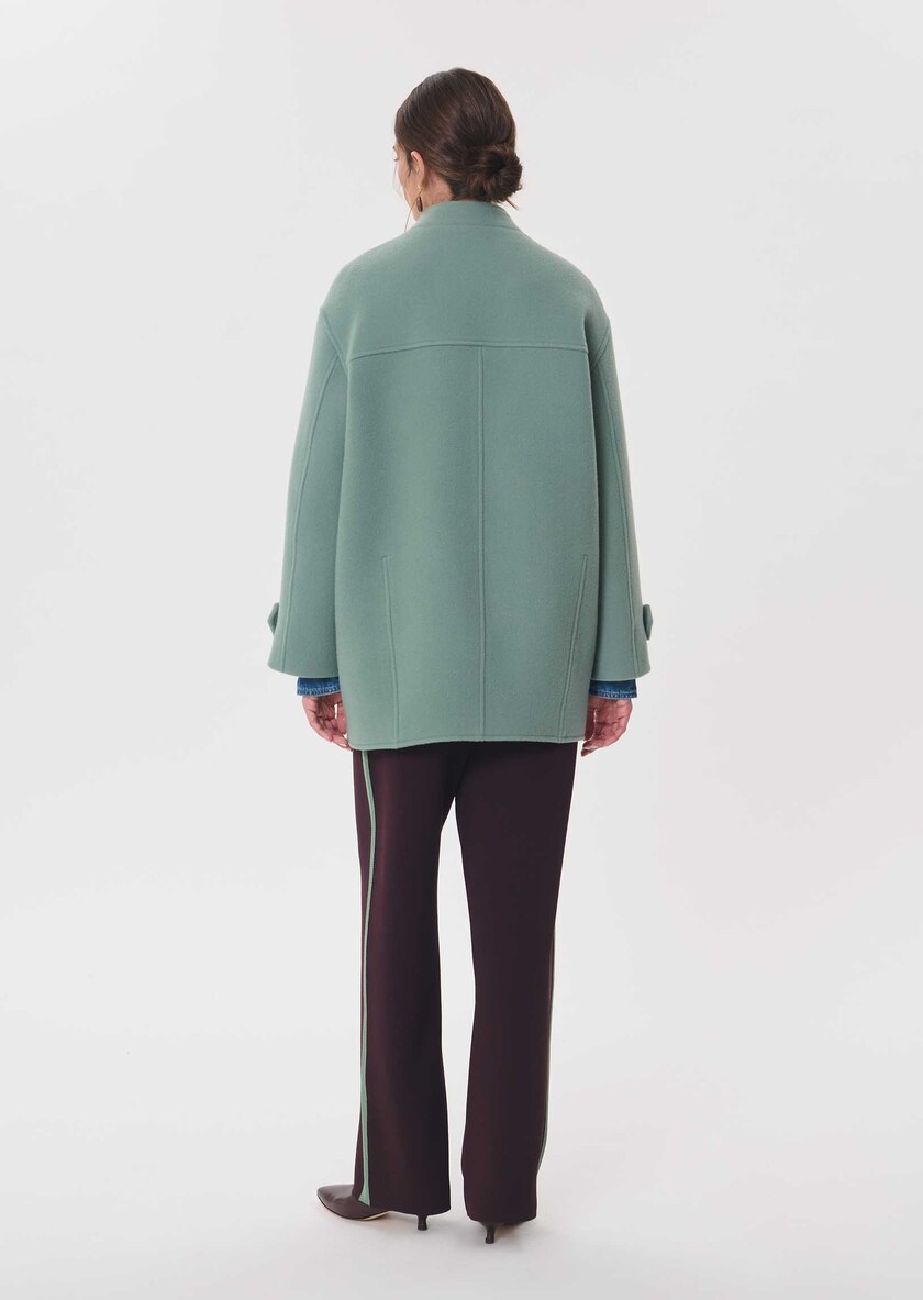 Maurice Coat celadon green Céladon TARA JARMON